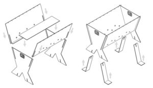 Как сделать разборный мангал: технология изготовления