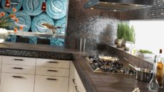 Плитка-мозаика для кухни на фартук: особенности, виды и советы по оформлению