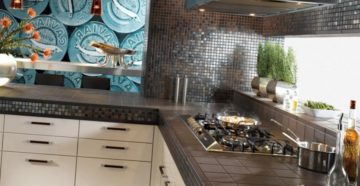 Плитка-мозаика для кухни на фартук: особенности, виды и советы по оформлению