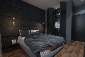 Дизайн мужской спальни
