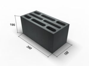 Стандартные размеры керамзитобетонных блоков