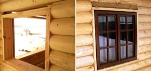 Тонкости установки окон в деревянном доме