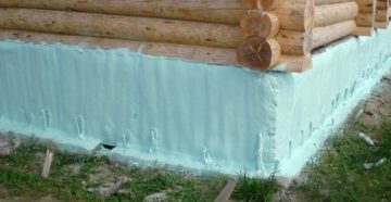 Тонкости процесса утепления фундамента деревянного дома