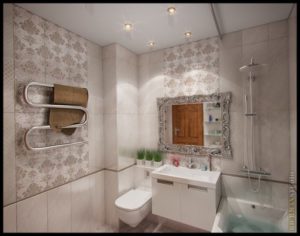 Обзор модной плитки для маленькой ванны: примеры дизайна