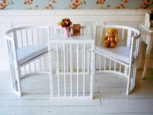 Круглые кроватки-трансформеры для новорожденных