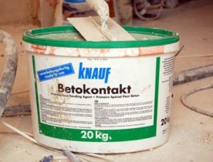 Грунтовка Knauf Betokontakt: характеристики и преимущества применения