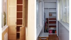 Угловой шкаф на балкон: особенности выбора и размещения