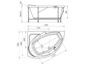 Размеры Угловой Ванны Фото