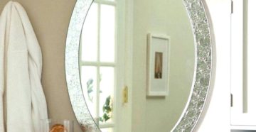 Овальное зеркало: красивые примеры использования в дизайне интерьера