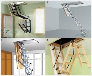 Чердачная лестница с утепленным люком: особенности и виды конструкций
