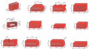 Щелевой кирпич: виды и технические характеристики