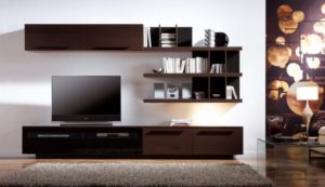 Мебель под телевизор в гостиную: особенности выбора